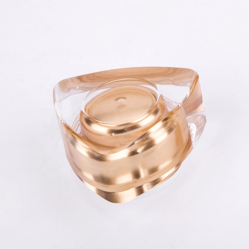 5g 10g 15g 30g 50g Triangle Acrylic Cosmectic Cream Jar