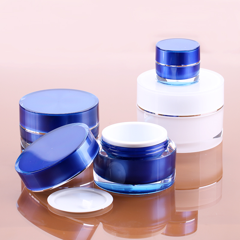 5g 10g 15g 30g 50g acrylic empty nail polish plastic cream bottle custom cosmetic jar