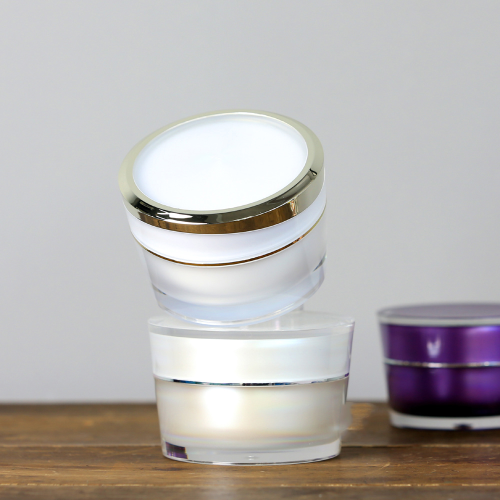 5g 10g 15g 30g 50g cosmetic containers empty black square acrylic plastic cream jar