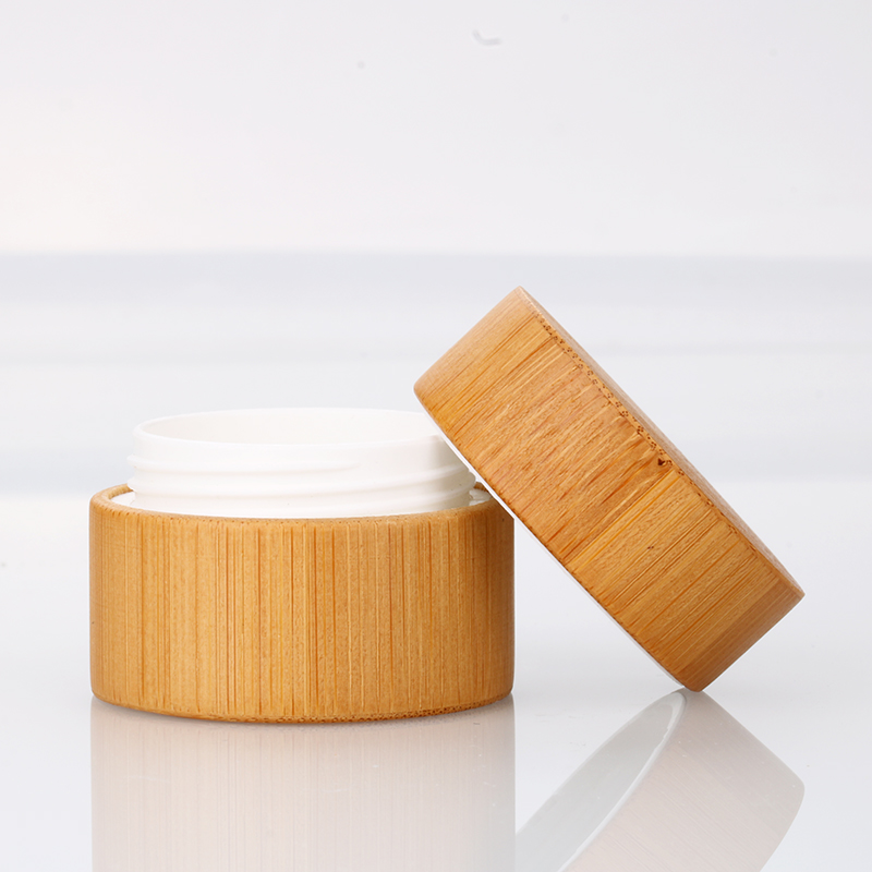 5g 10g 15g 30g 50g wooden packaging nail polish jar empty bamboo thick wall uv gel pots