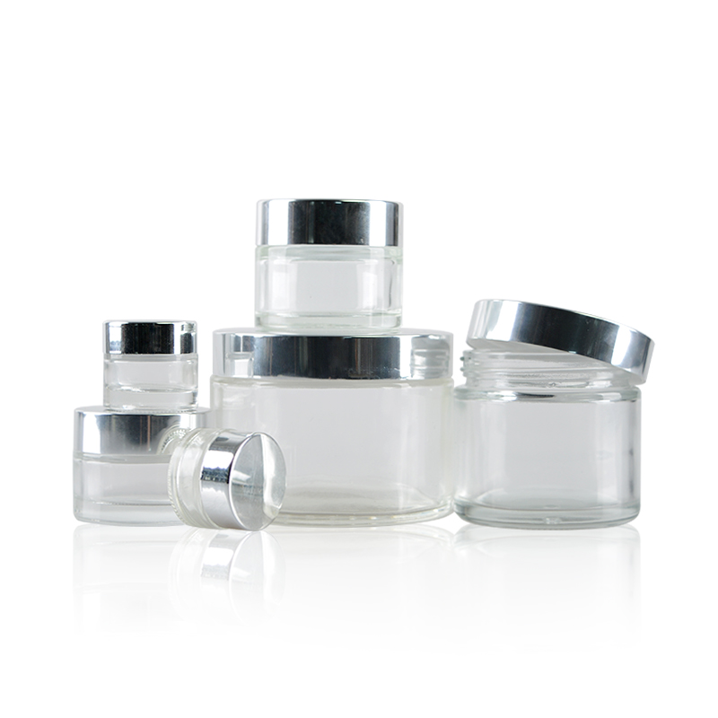 5g,10g,15g,30ml,50ml,100g,200ml,1oz,2oz, 250g,500g,80g empty amber glass cosmetic jar glass amber jars glass with metal lid