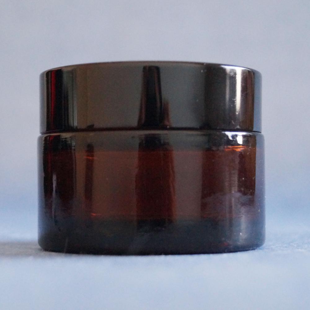 5g,10g,15g,30ml,50ml,100g,200ml,1oz,2oz, 250g,500g,80g empty amber glass cosmetic jar with lid