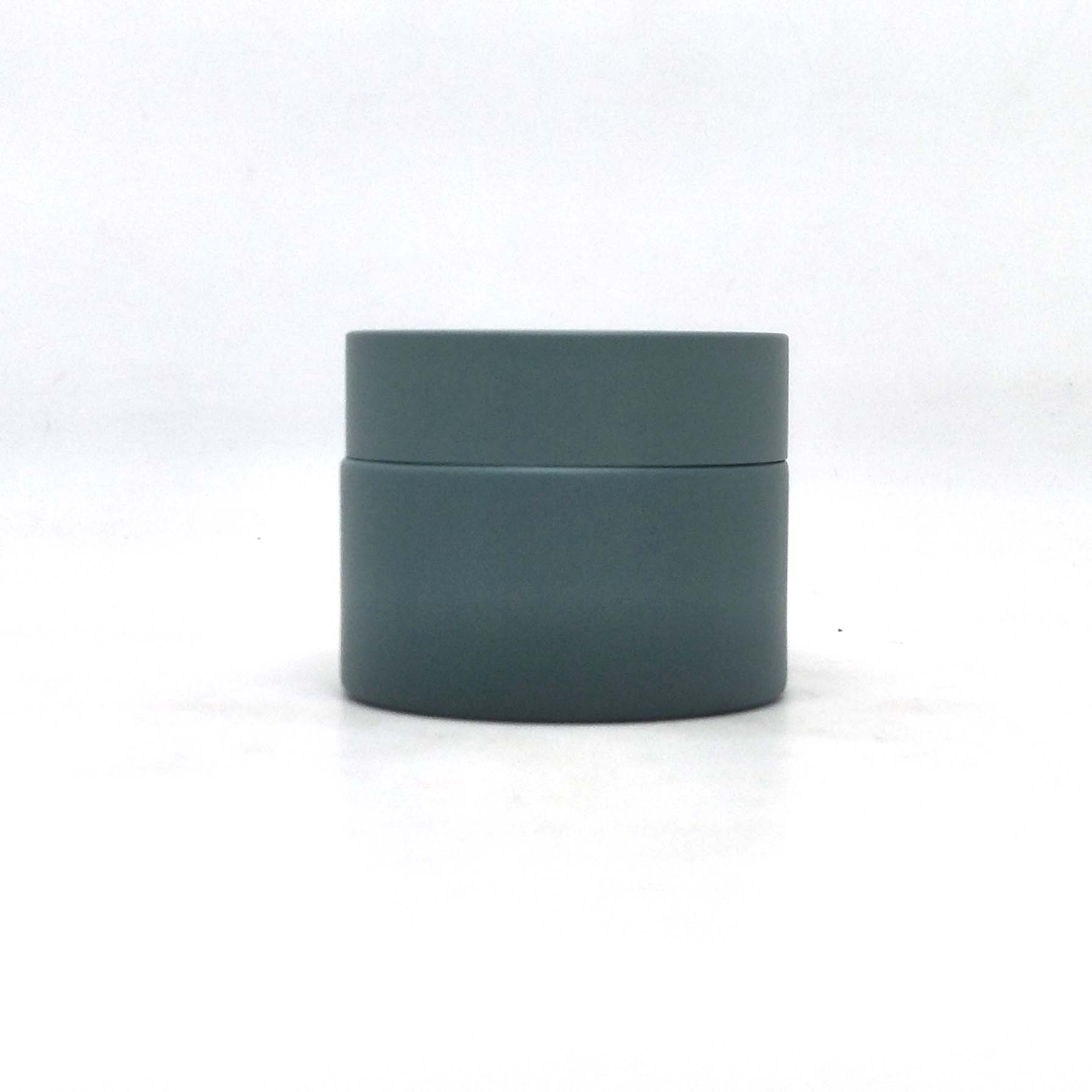 5g,10g,15g,30ml,50ml,100g,200ml,1oz,2oz Glass Cosmetic Jar Black and Blue empty cream jars