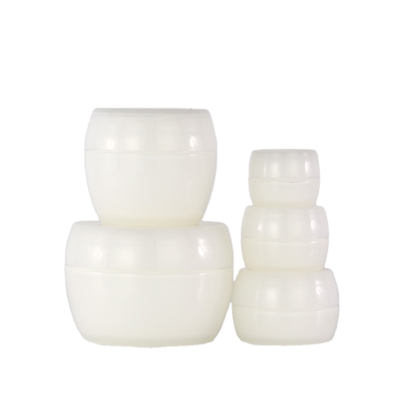 5g 10g 15g 50g 100g white plastic PP cosmetic cream jar set
