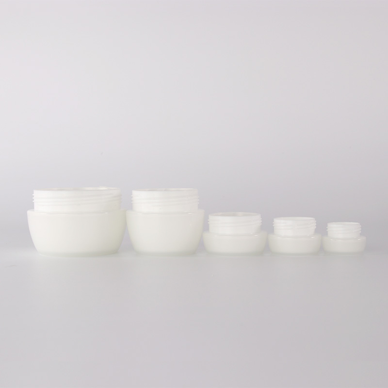 5g 10g 15g 50g 100g white plastic PP cosmetic cream jar set