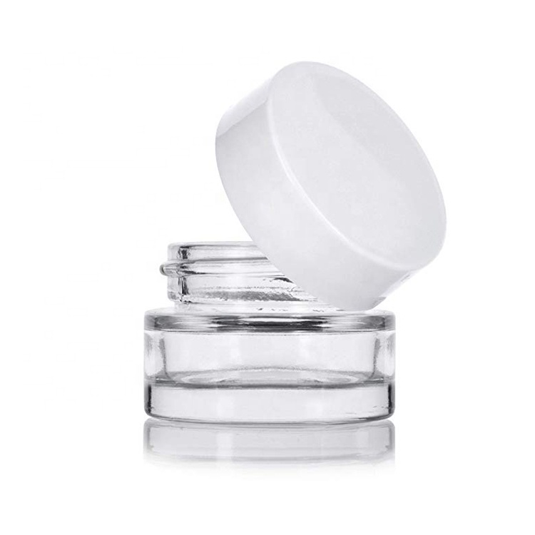 5g 10g 15g 50g glass empty cosmetic face hand cream jar bottle for lotion