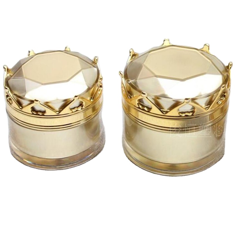 5g 10g 15g Acrylic Crown Jar Cosmetics Packaging Jars Pot Makeup Eye Cream Packing Box