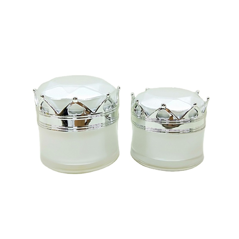 5g 10g 15g Acrylic Crown Jar Cosmetics Packaging Jars Pot Makeup Eye Cream Packing Box