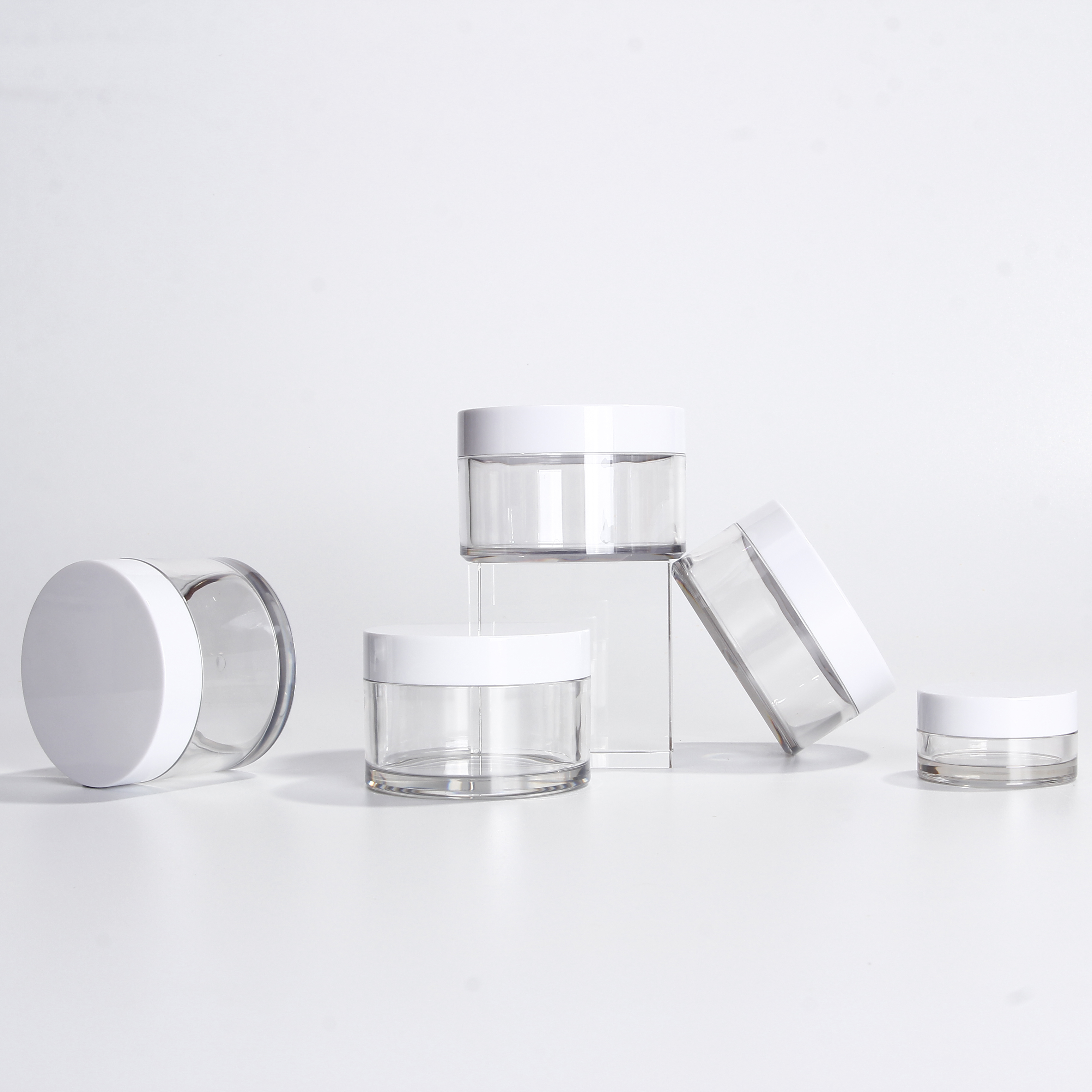 5g 10g 15g Empty Jar Pot Cosmetic Face Cream Bottle Screw Lid Container Refillable Bottles