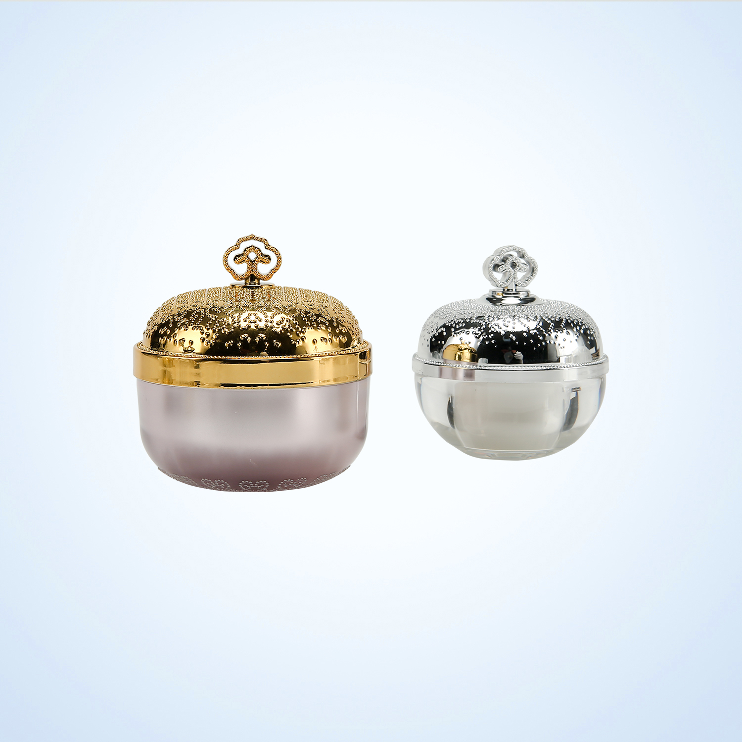 5g 10g 15g Empty Refillable Crown Crystal Acrylic Bottle Cosmetic plastic cans eye Cream Jar Pot Container