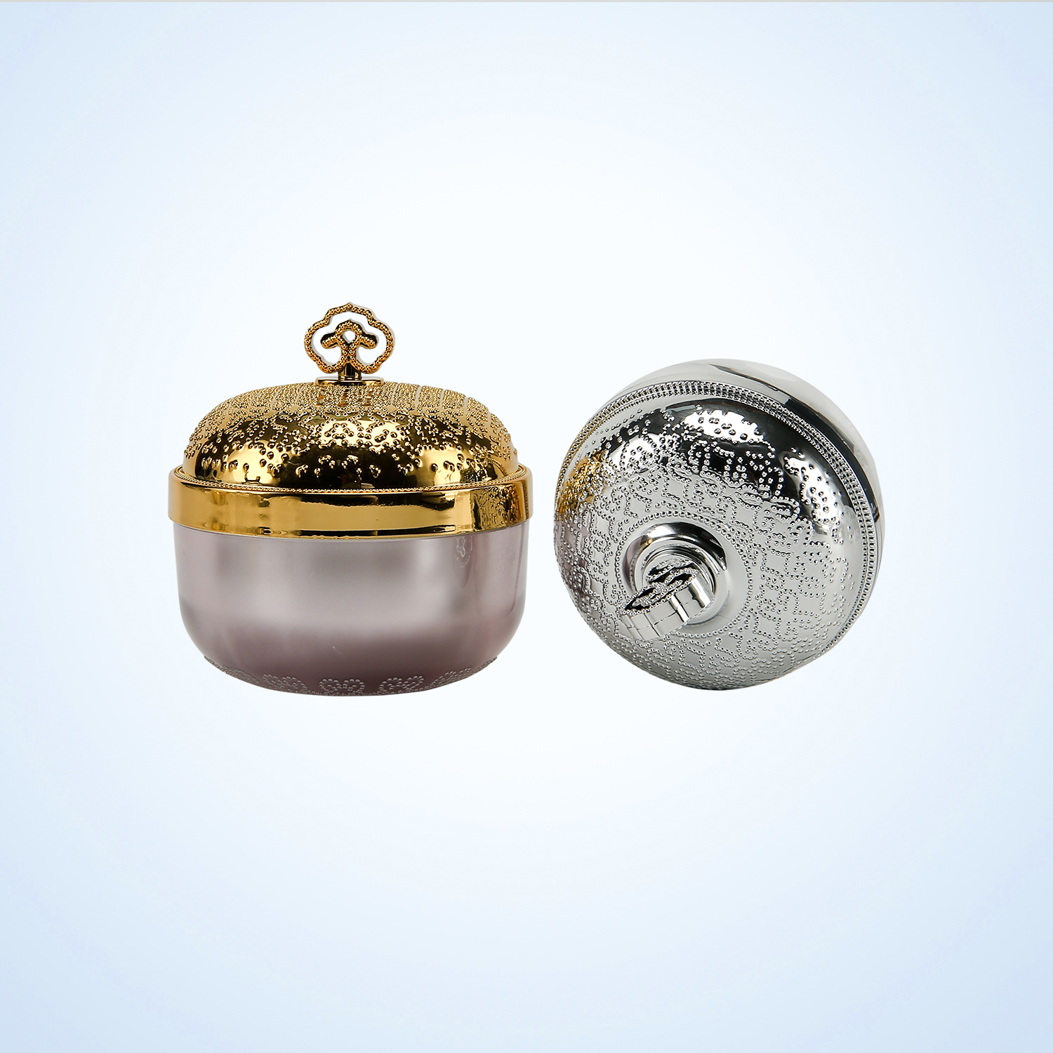 5g 10g 15g Empty Refillable Crown Crystal Acrylic Bottle Cosmetic plastic cans eye Cream Jar Pot Container