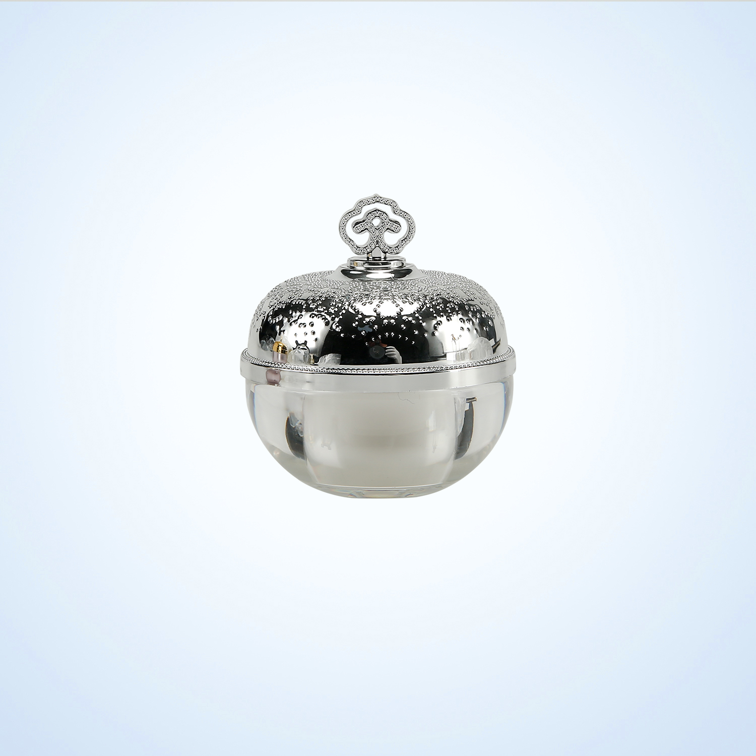 5g 10g 15g Empty Refillable Crown Crystal Acrylic Bottle Cosmetic plastic cans eye Cream Jar Pot Container