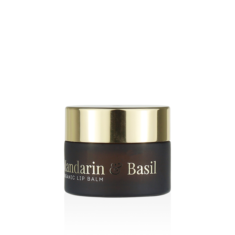 5g 10g 15g empty frosted amber cosmetic lip scrub jars small lip balm jar with gold lids