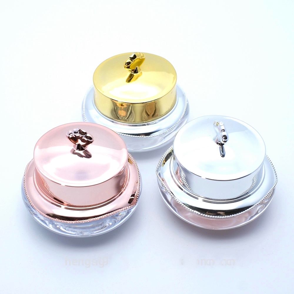 5g 10g 15g mini Cute Luxury Sample Empty Cosmetic Cream Container Eye Cream Packaging Plastic Cosmetic Jars