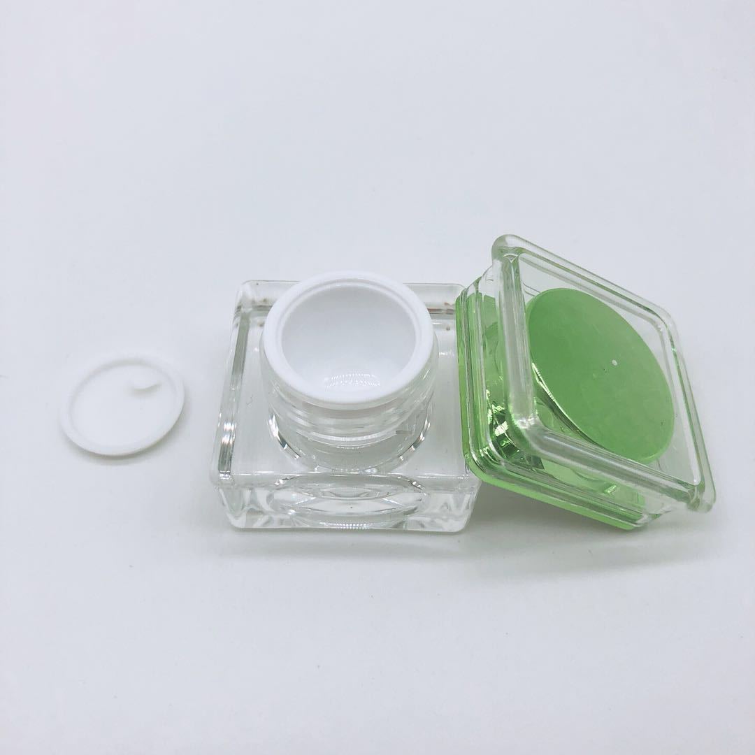 5g 10g 20g 30g 50g 100g double wall cosmetic jar jar acrylic 100g gold acrylic cosmetic jar