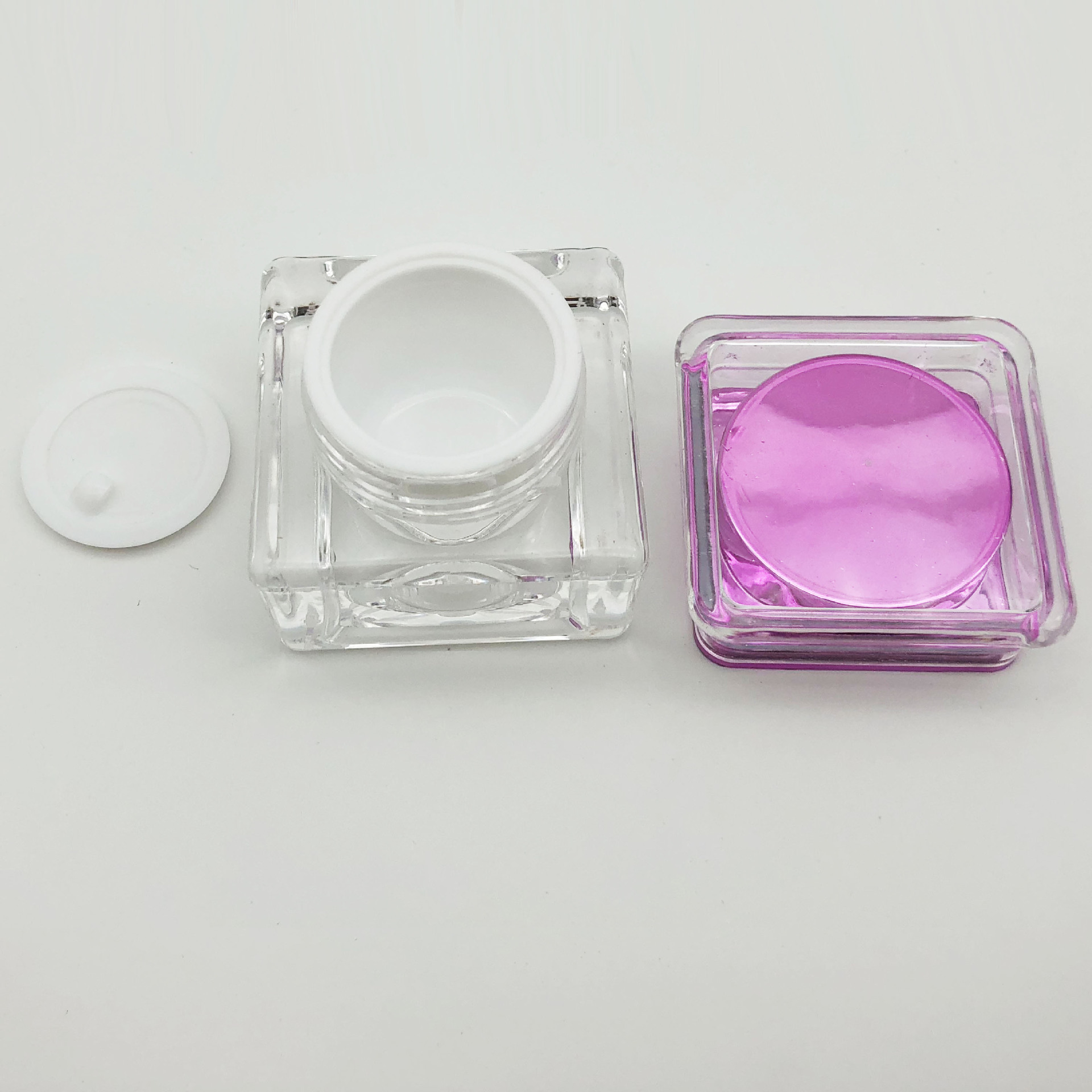 5g 10g 20g 30g 50g 100g double wall cosmetic jar jar acrylic 100g gold acrylic cosmetic jar