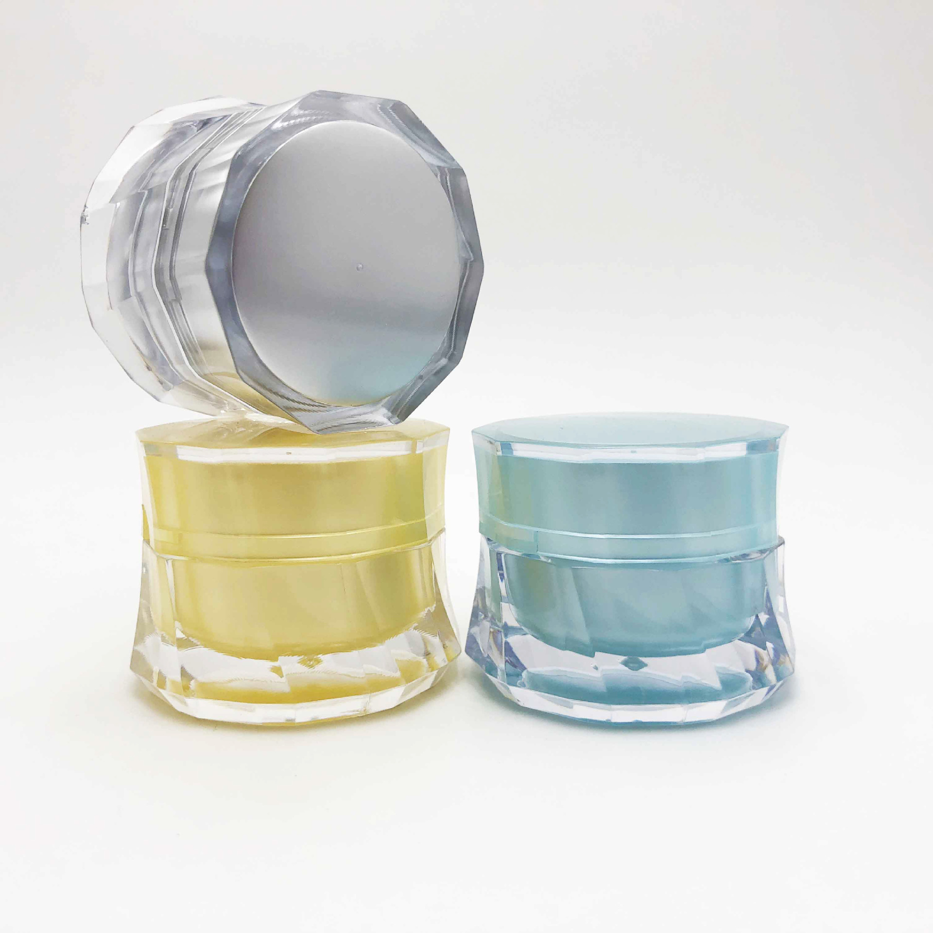 5g 10g 20g 30g 50g 100g double wall cosmetic jar jar acrylic 100g gold acrylic cosmetic jar