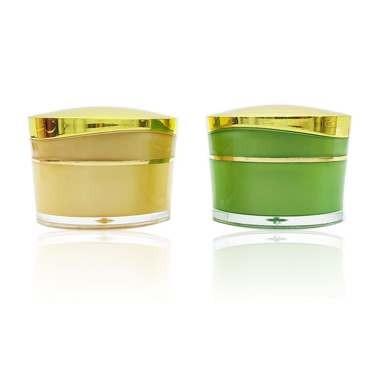 5g 10g 20g 30g 50g 100g green acrylic cream jar empty acrylic cosmetic jar acrylic jars 2oz