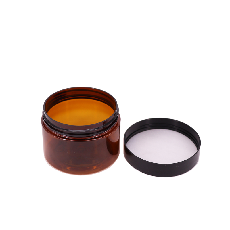 5g 10g 20g 30g 50g 100g jars plastic clear amber color plastic jars 500ml with screw top lids