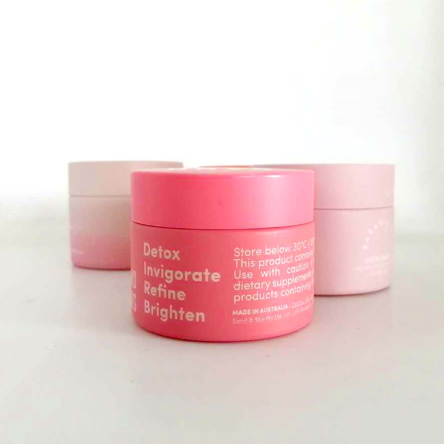 5g 10g 20g 30g 50g 60g 100g 200g  matte frosted glass jar pink lid