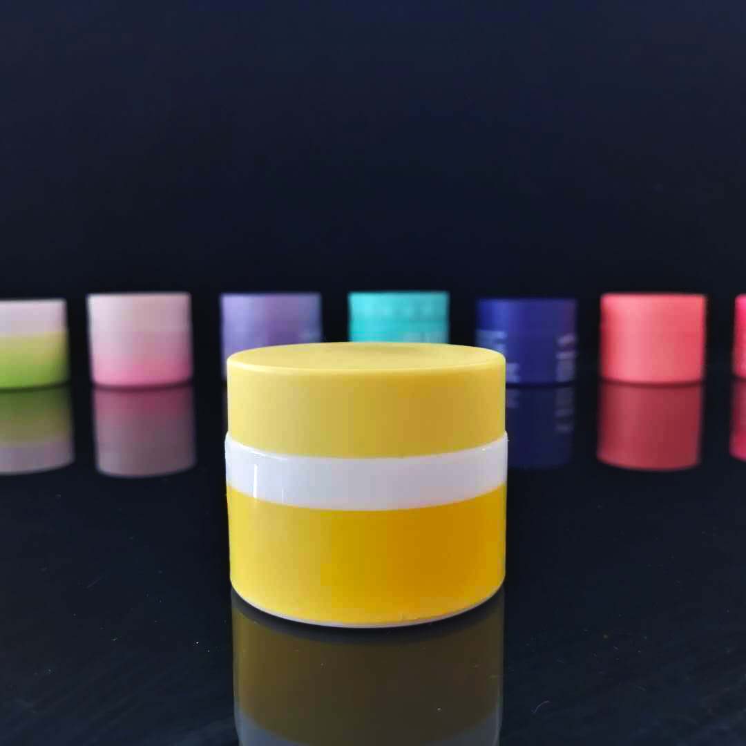 5g 10g 20g 30g 50g 60g 100g 200g matte frosted glass jar pink lid