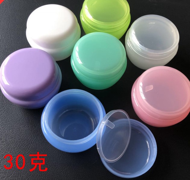 5g 10g 20g 30g Various Color Mushroom Shape Plastic Cosmetic Empty Jar Plastic Cosmetic Container PP Plastic Cream Jar