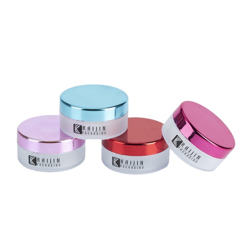 5g 10g 20g 30g plastic clear loose powder jar with sifter