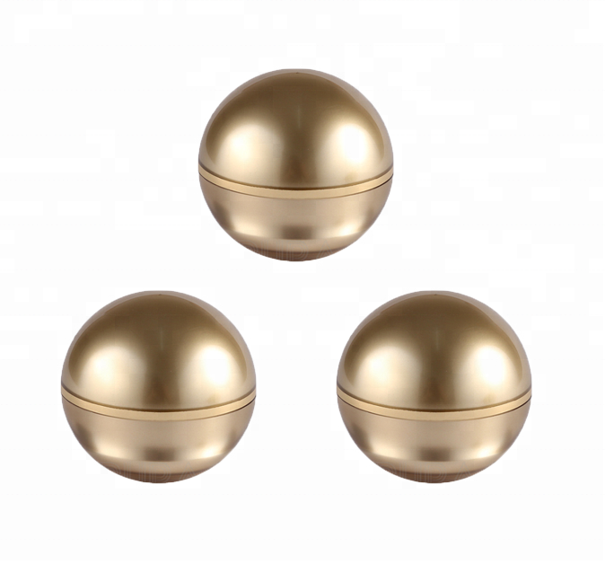 5g 10g 30g 1oz 50g gold silver acrylic luxury ball shape cream jar