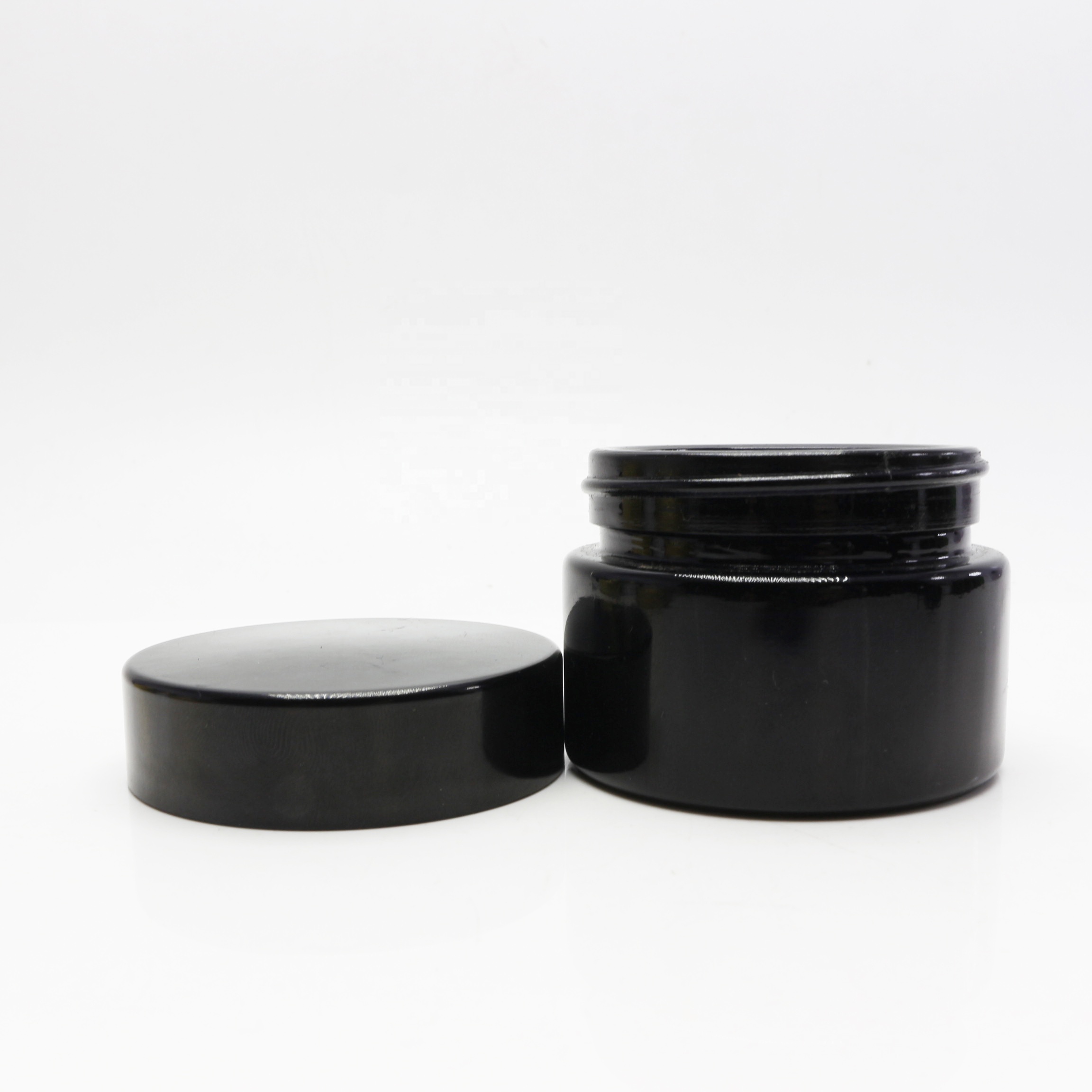 5g 10g 30g 50g 100g 150g 200g 250g UV proof dark violet glass jar black cream jars container for cosmetic DV102E