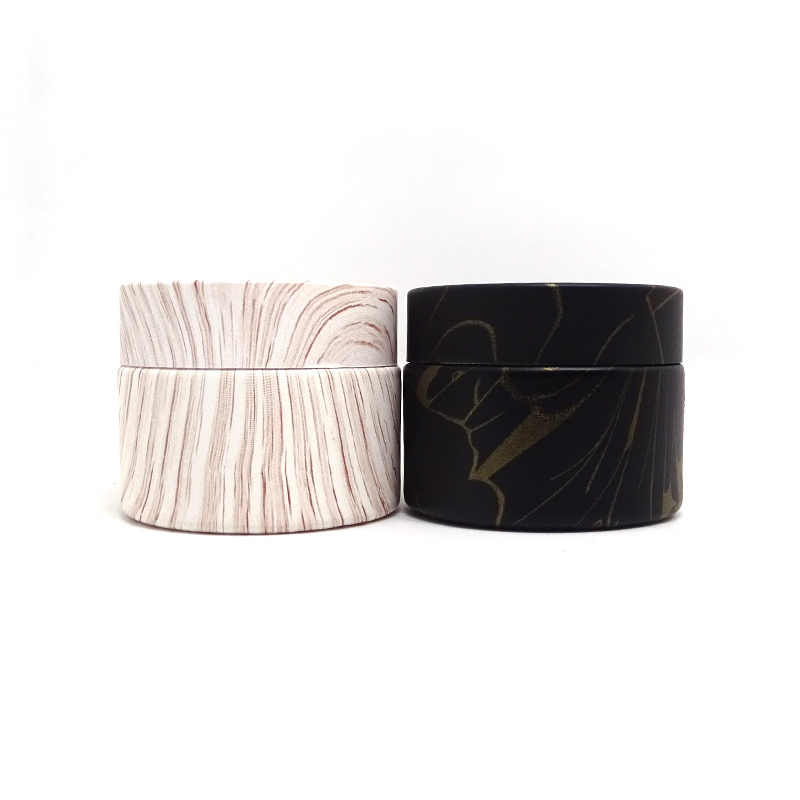 5g 10g 30g 50g 60g 100g 200g wood grain glass packaging cosmetic jar 20g with printing cap