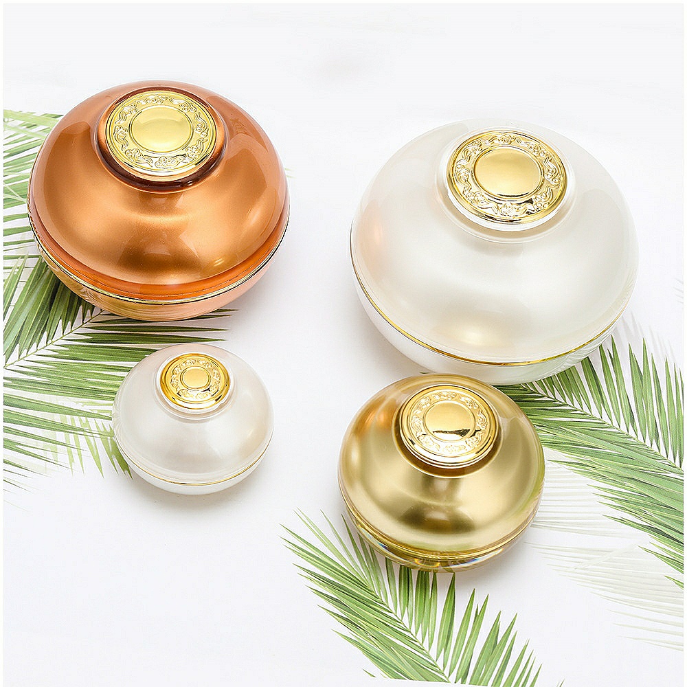 5g 10g 30g 50g Double Layer Acrylic Cream Bottle Face Cream Packaging Box Acrylic Cream Box Cosmetic Packaging Material