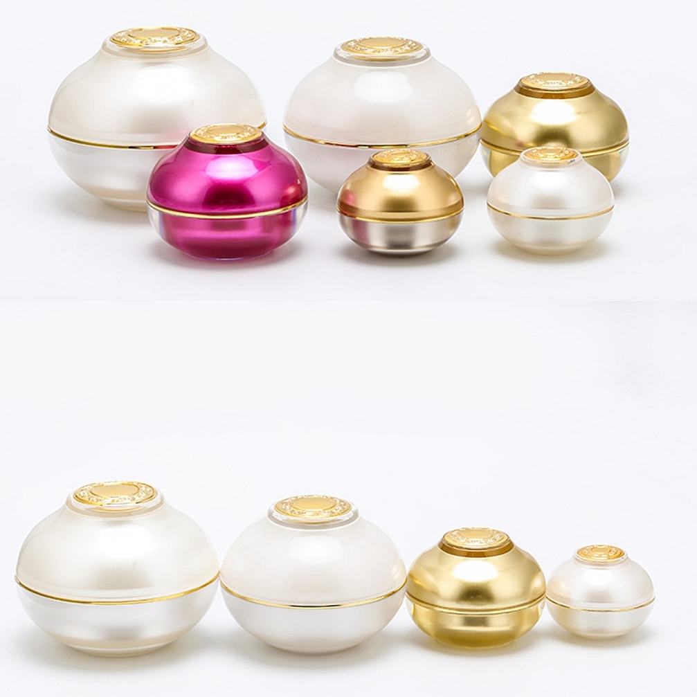 5g 10g 30g 50g Double Layer Acrylic Cream Bottle Face Cream Packaging Box Acrylic Cream Box Cosmetic Packaging Material