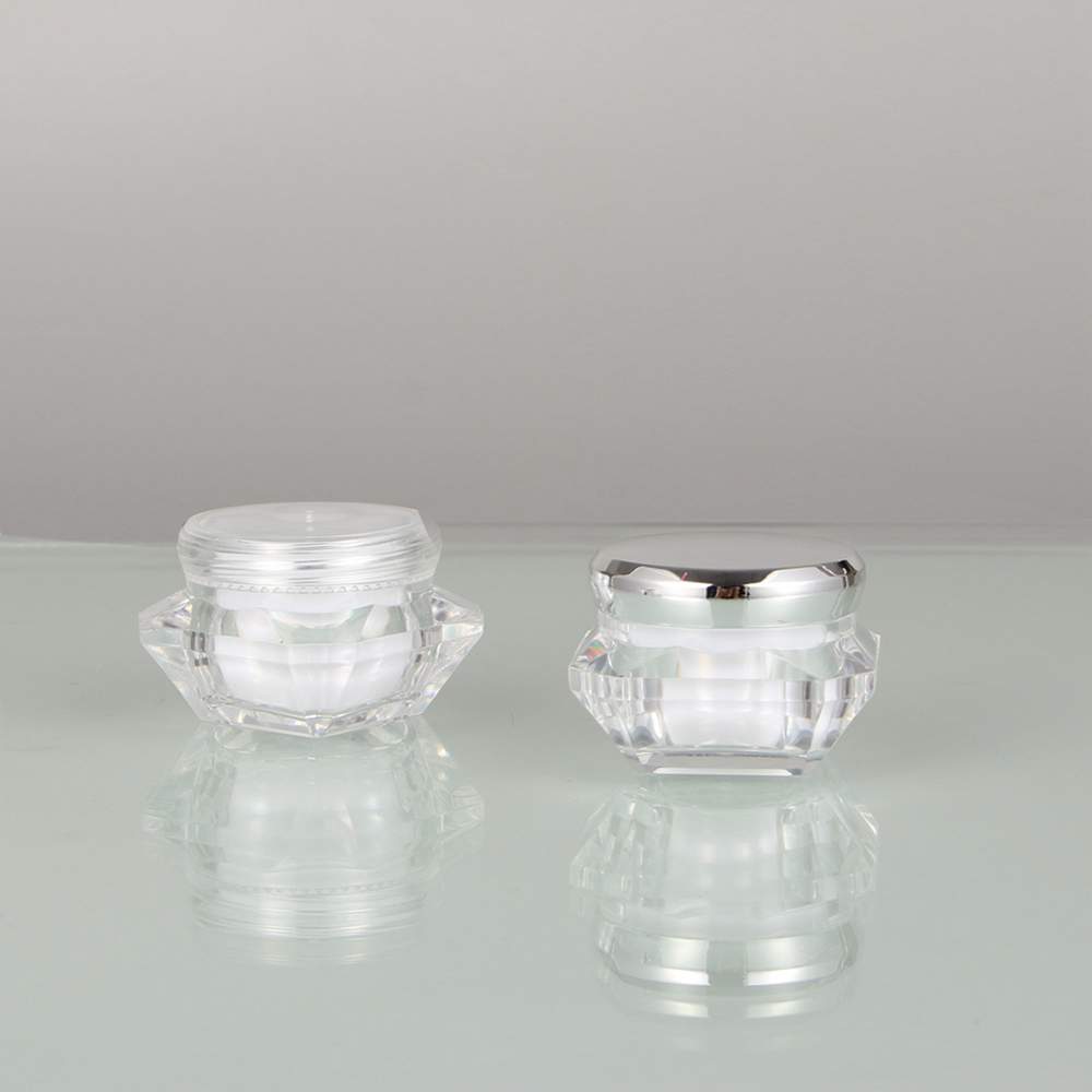 5g 10g Colourful Plastic Diamonds Small Plastic Cream Jars