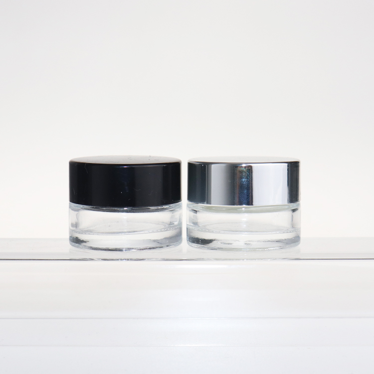 5g 10g Empty Refillable Glass jar Container Makeup Cosmetic Face Cream Lotion Pump Bottles Jars Pots with lids