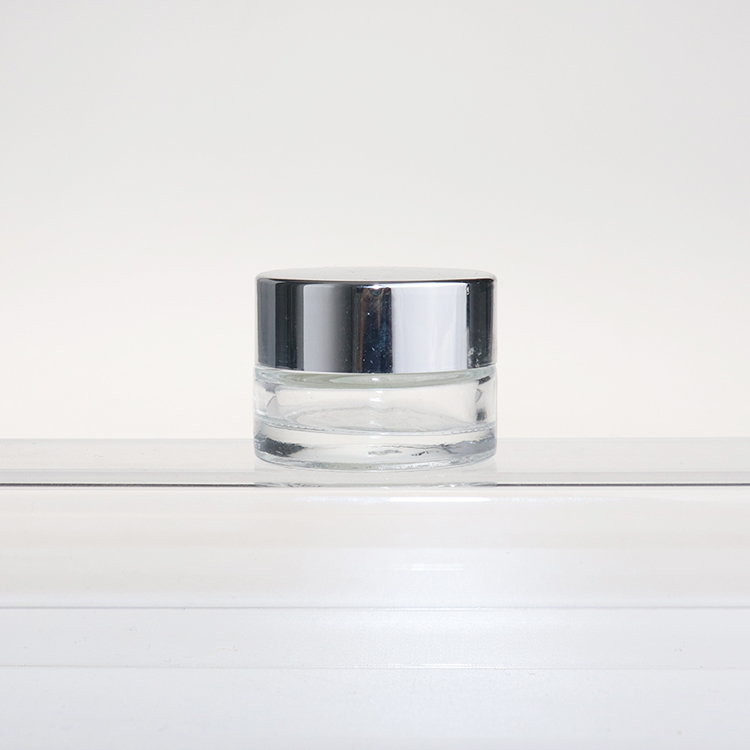 5g 10g Empty Refillable Glass jar Container Makeup Cosmetic Face Cream Lotion Pump Bottles Jars Pots with lids