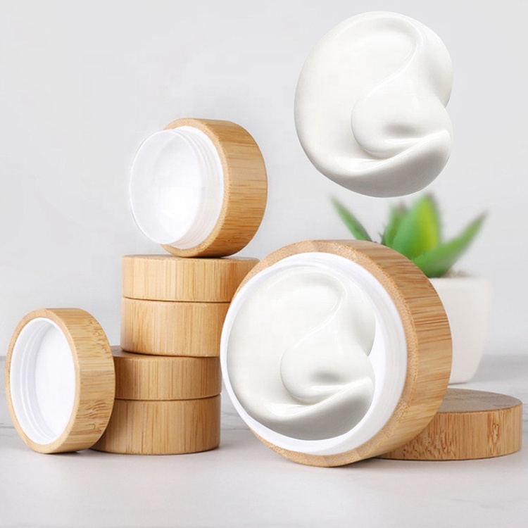 5g 10g High Quality Bamboo Bottle Cream Jar Nail Art Mask Cream Jar
