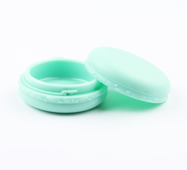 5g 10g PP plastic macaron shaped mini jar Empty colorful eye shadow box Lip balm jars Sample cream container for gel