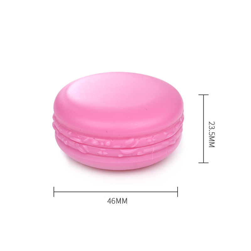 5g 10g Round Candy Colorful Macarons Shaped Lip Balm Jar Cream Container Cosmetics Packaging