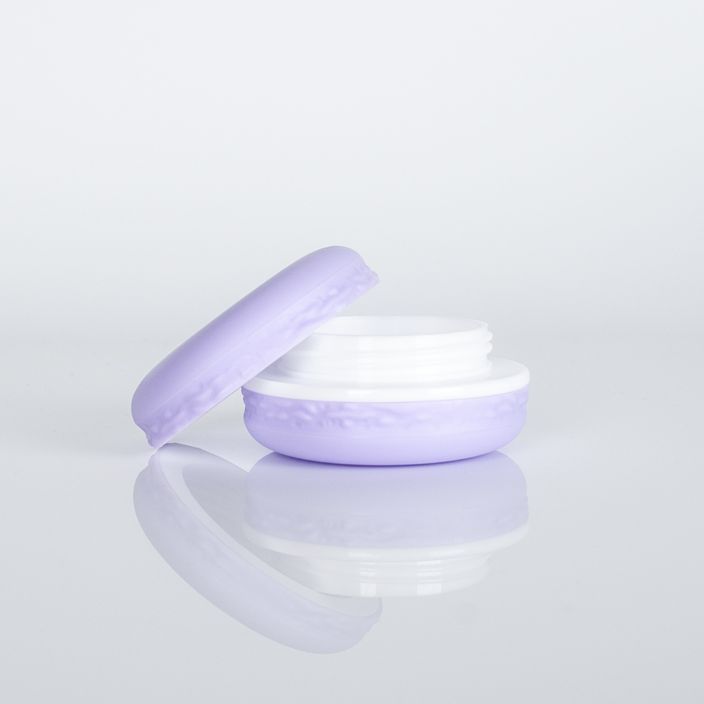 5g 10g colorful plastic gel empty macaron lip balm jar container