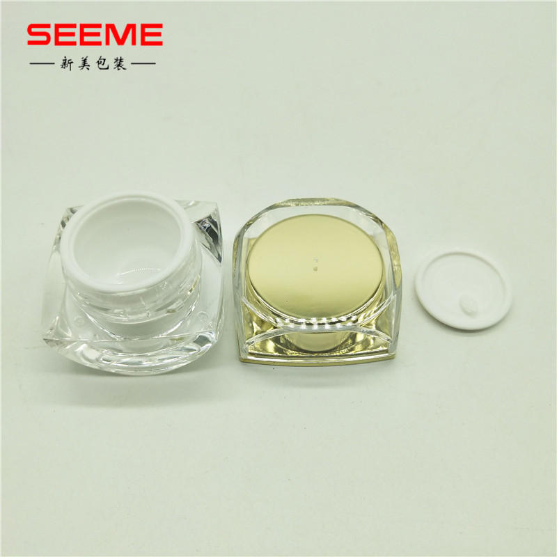 5g 10g empty octagonal shape cosmetic jar acrylic cream jar