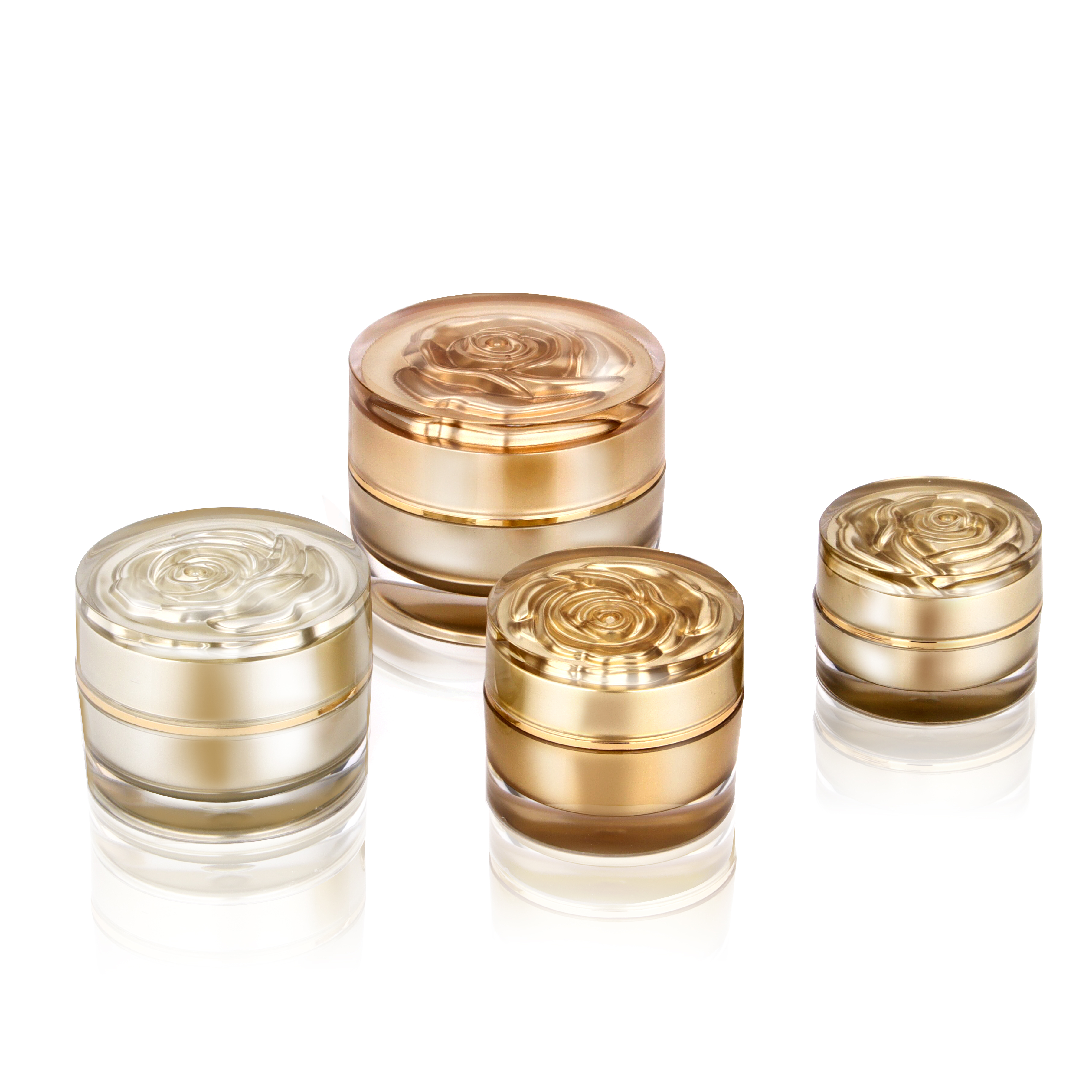 5g 10g empyt acryl small plastic jars lip scrub plastic cosmetic luxury jar set mini pet container