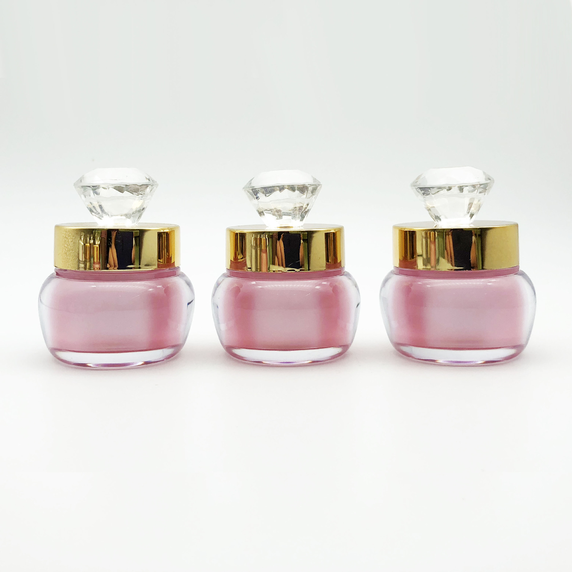 5g 10g high grade acrylic diamond eye cream jar, cosmetic plastic  facial cream jar