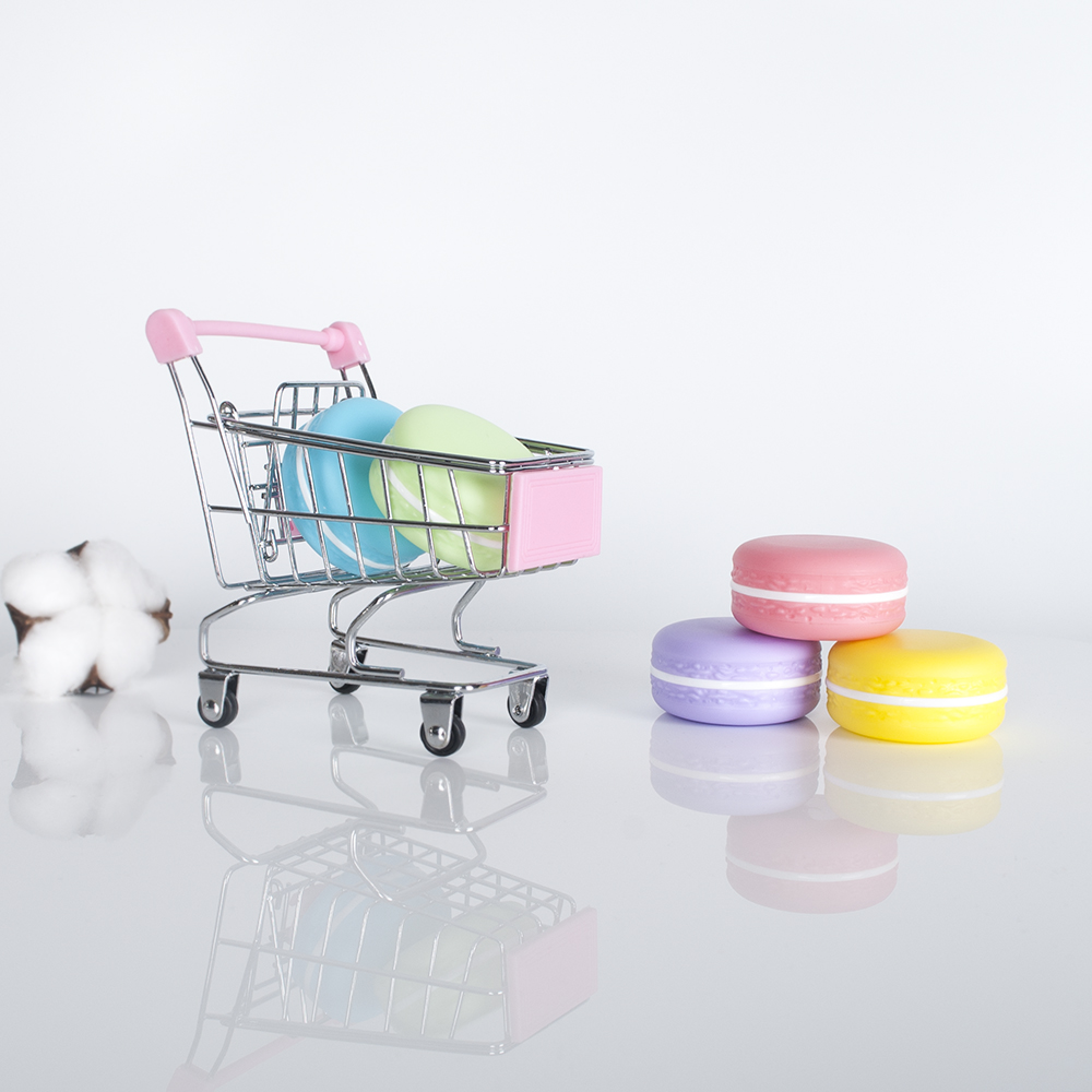 5g 10g pink skin care fancy cosmetic cream ceramic cookie Macaroon jar