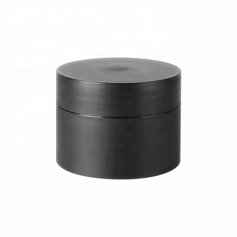 5g 15 20 30 50 matt White black pink plastic cosmetic cream jar container fancy double wall jars