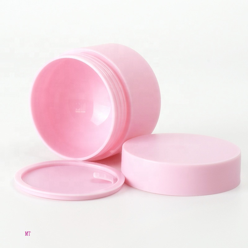 5g 15 20 30 50 matt White black pink plastic cosmetic cream jar container fancy double wall jars