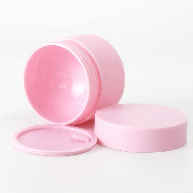 5g 15 20 30 50 matt White black pink plastic cosmetic cream jar container fancy double wall jars