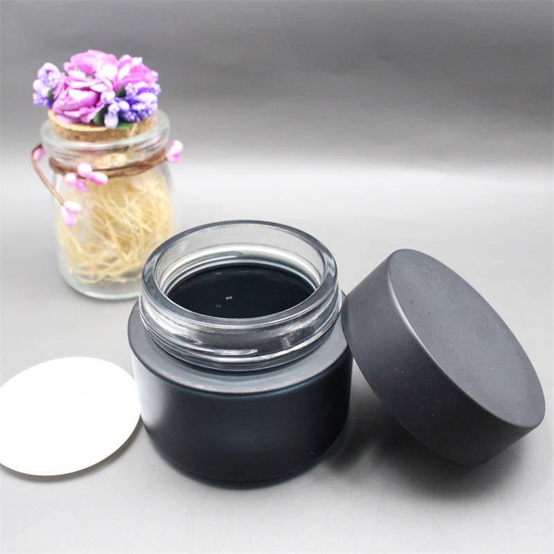 5g 15g 20g 30g 50g 100g Wholesale free sample empty round cream small cosmetic jar large wide mouth glass jar