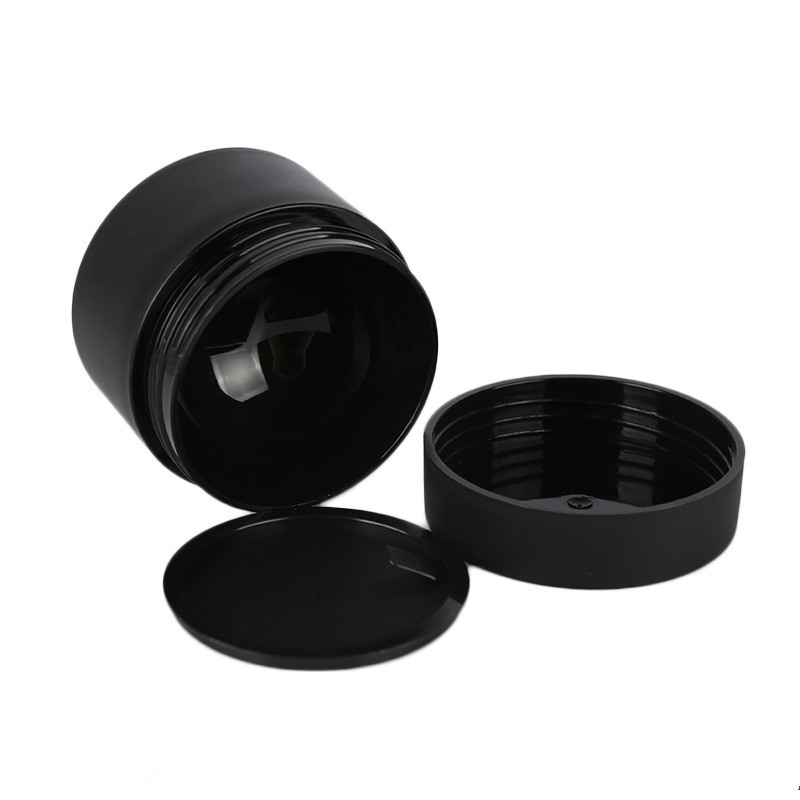 5g 15g 20g 30g 50g 80g Frosted Black Plastic Cream Jar PP Plastic Jar Skin Care Cream Jar