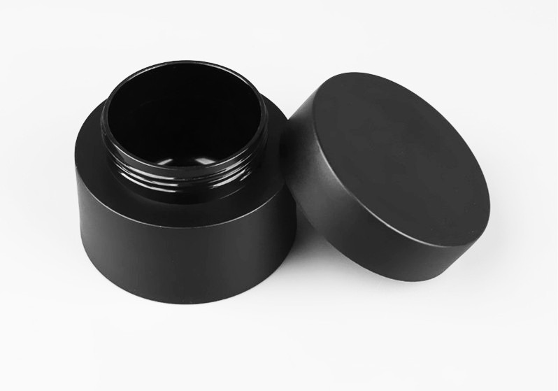 5g 15g 20g 30g 50g 80g Frosted Black Plastic Cream Jar PP Plastic Jar Skin Care Cream Jar