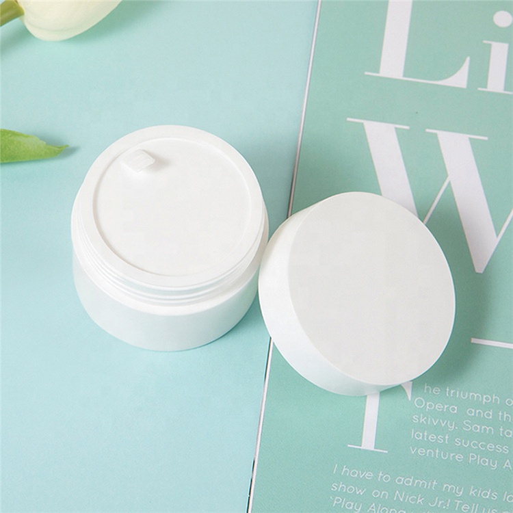 5g 15g 20g 30g 50g 80g matt White black pink plastic cosmetic cream jar container
